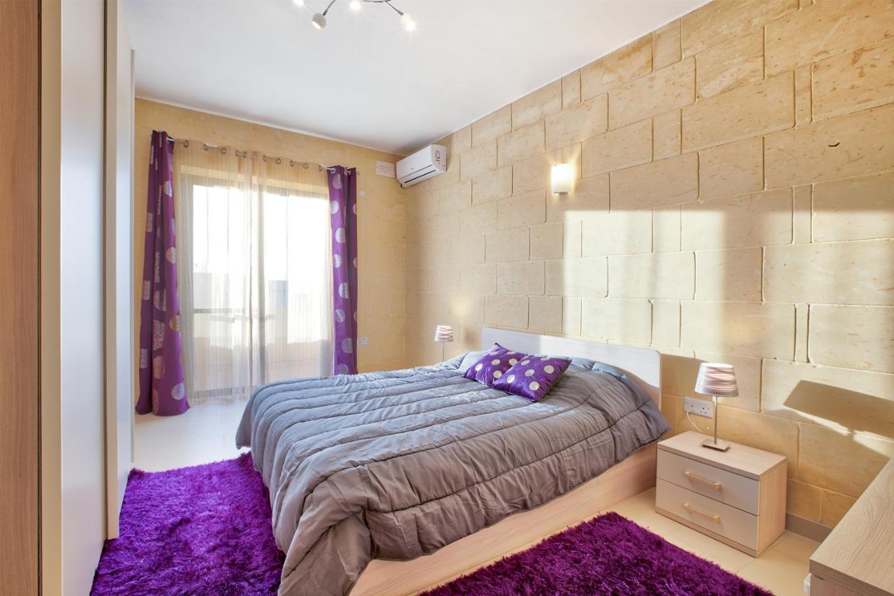 Ferienwohnung Summer Fields Penthouse With Amazing Views Sannat Exterior foto