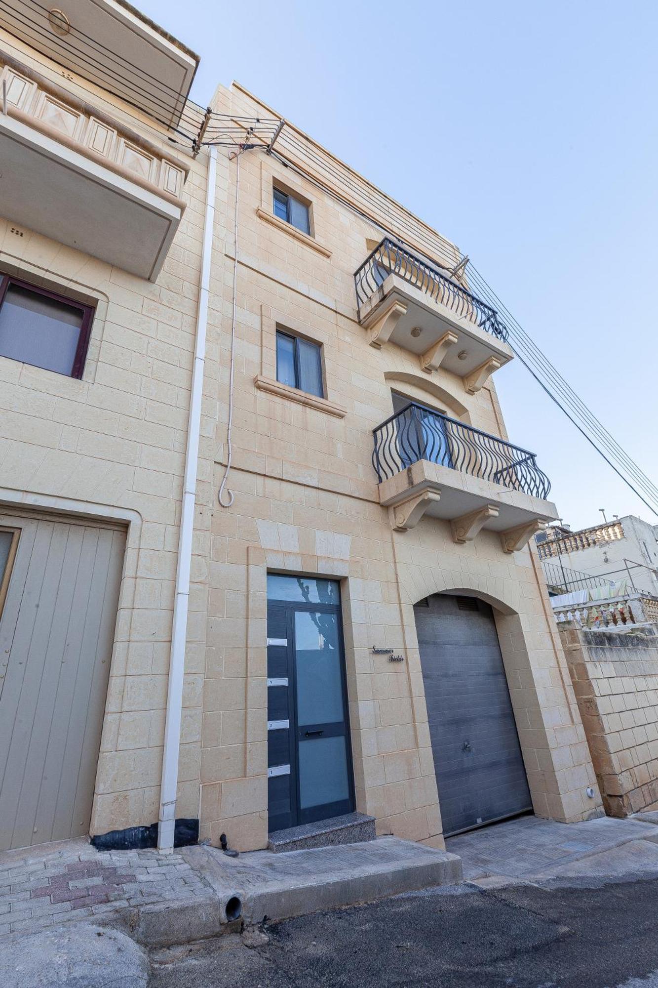 Ferienwohnung Summer Fields Penthouse With Amazing Views Sannat Exterior foto